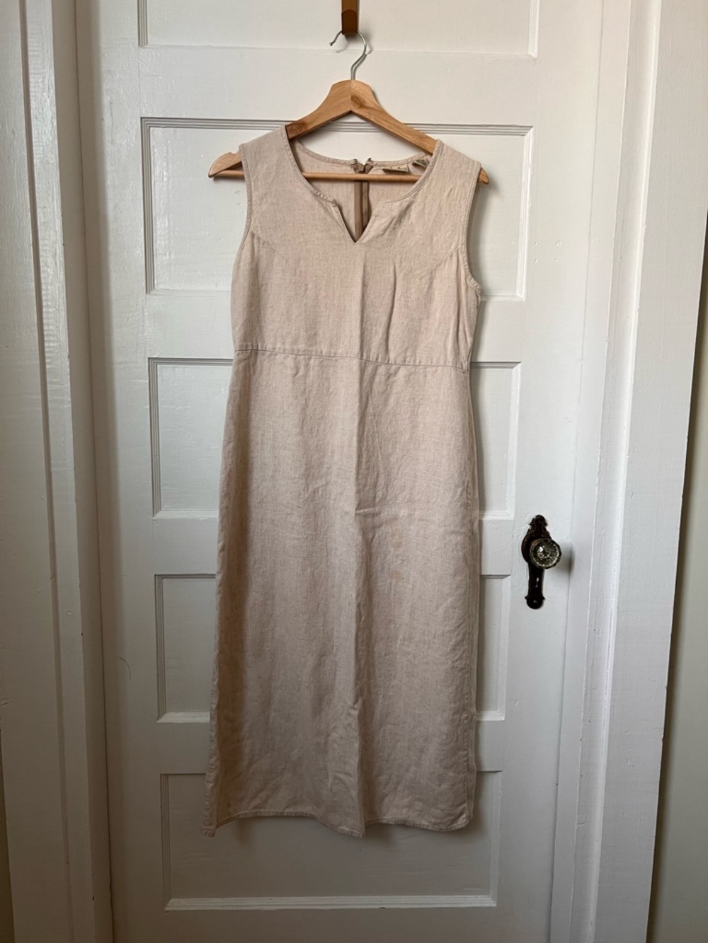 L.L.Bean Linen-Blend Maxi Dress (Petite)